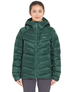 Insulated Jackets-Rab Womens Glaceon Pro Jacket - Green Slate