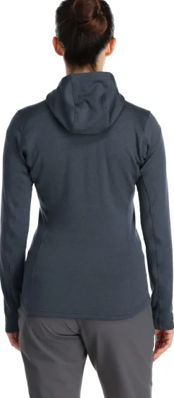 Fleece & Mid Layer-Rab Womens Graviton Hoody - Beluga