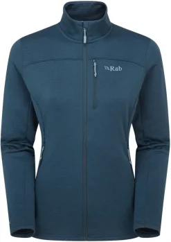 Fleece & Mid Layer-Rab Womens Graviton Jacket - Tempest Blue