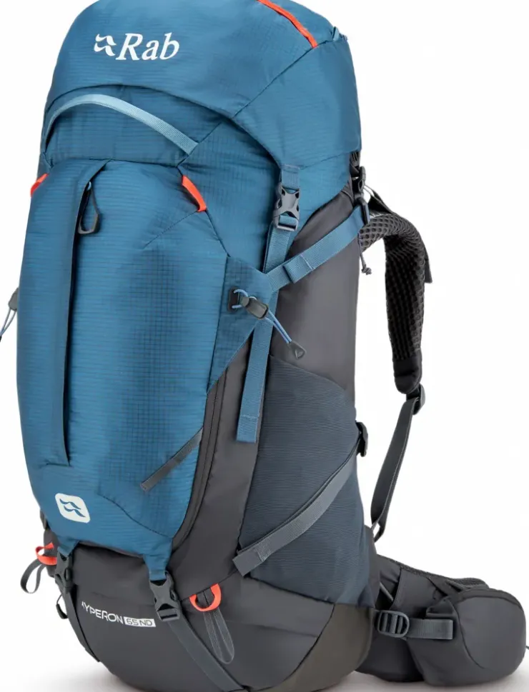 Backpacking Packs-Rab Womens Hyperon 65 ND Rucksack - Orion Blue-Anthracite - S-M