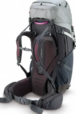 Backpacking Packs-Rab Womens Hyperon 65 ND Rucksack - Dark Pewter-Anthracite - S-M