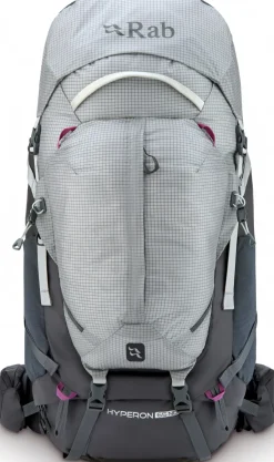 Backpacking Packs-Rab Womens Hyperon 65 ND Rucksack - Dark Pewter-Anthracite - S-M