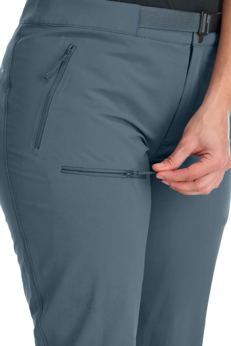 Trousers & Leggings-Rab Womens Incline AS Pants - Orion Blue