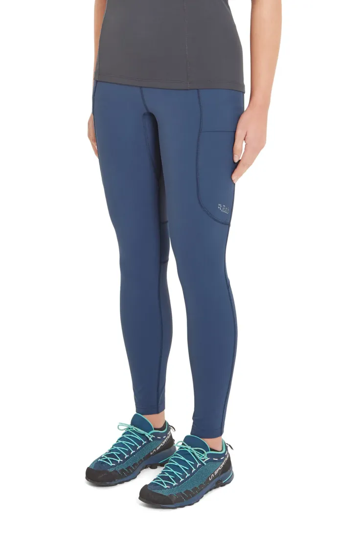 Trousers & Leggings-Rab Womens Incline AS Tights - Tempest Blue