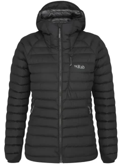 Insulated Jackets-Rab Womens Infinity Microlight Jacket - Black