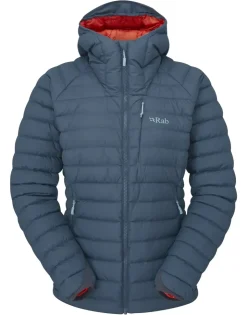 Insulated Jackets-Rab Womens Infinity Microlight Jacket - Orion Blue