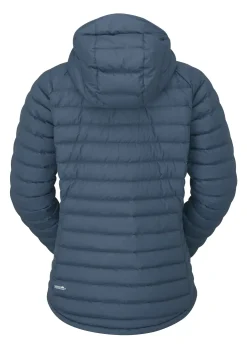Insulated Jackets-Rab Womens Infinity Microlight Jacket - Orion Blue