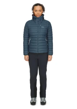 Insulated Jackets-Rab Womens Infinity Microlight Jacket - Orion Blue