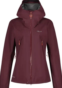 Waterproof Jackets-Rab Womens Kangri GTX Jacket - Deep Heather