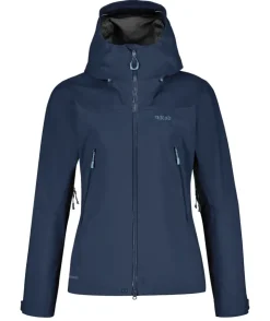 Waterproof Jackets-Rab Womens Kangri GTX Jacket - Deep Ink