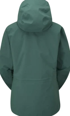 Waterproof Jackets-Rab Womens Kangri GTX Jacket - Green Slate
