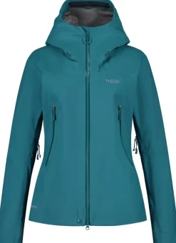 Waterproof Jackets-Rab Womens Kangri GTX Jacket - Marina Blue