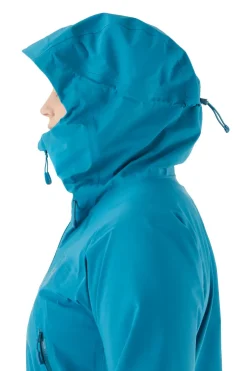 Waterproof Jackets-Rab Womens Kangri GTX Jacket - Marina Blue