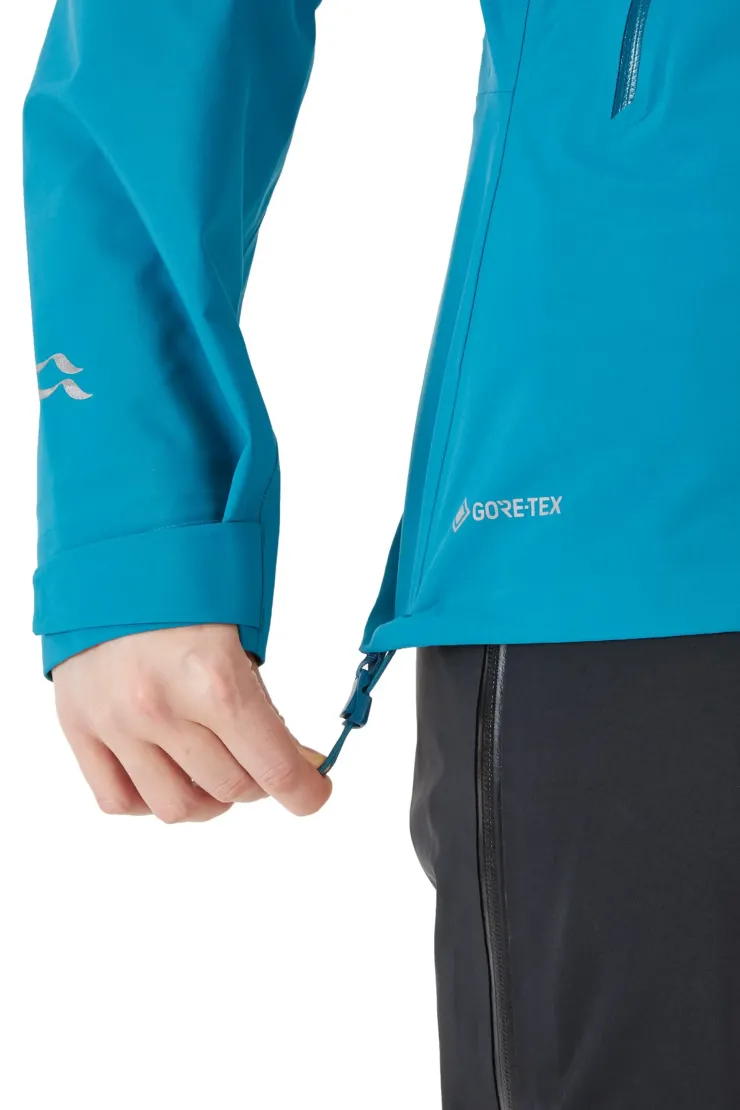 Waterproof Jackets-Rab Womens Kangri GTX Jacket - Marina Blue