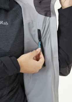 Softshell Jackets-Rab Womens Kinetic Alpine 2.0 Jacket - Anthracite