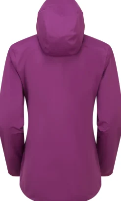 Waterproof Jackets-Rab Womens Kinetic 2.0 Jacket - Plum