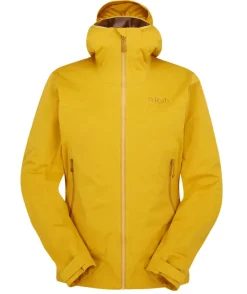 Waterproof Jackets-Rab Womens Kinetic 2.0 Jacket - Sahara