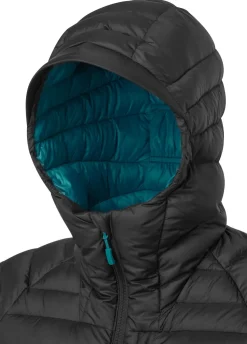 Insulated Jackets-Rab Womens Microlight Alpine Jacket - Black