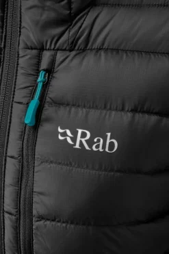 Insulated Jackets-Rab Womens Microlight Alpine Jacket - Black