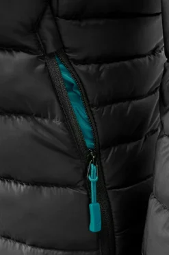 Insulated Jackets-Rab Womens Microlight Alpine Jacket - Black