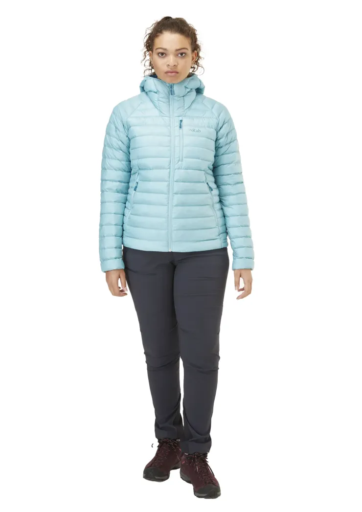 Insulated Jackets-Rab Womens Microlight Alpine Jacket - Meltwater