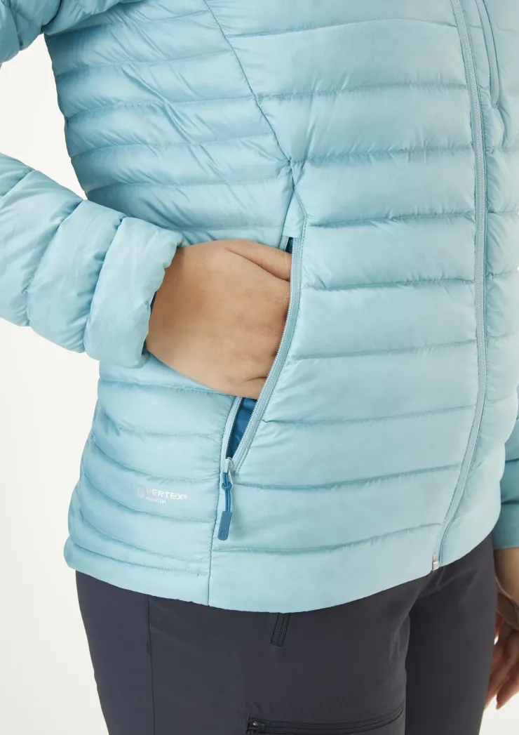 Insulated Jackets-Rab Womens Microlight Alpine Jacket - Meltwater