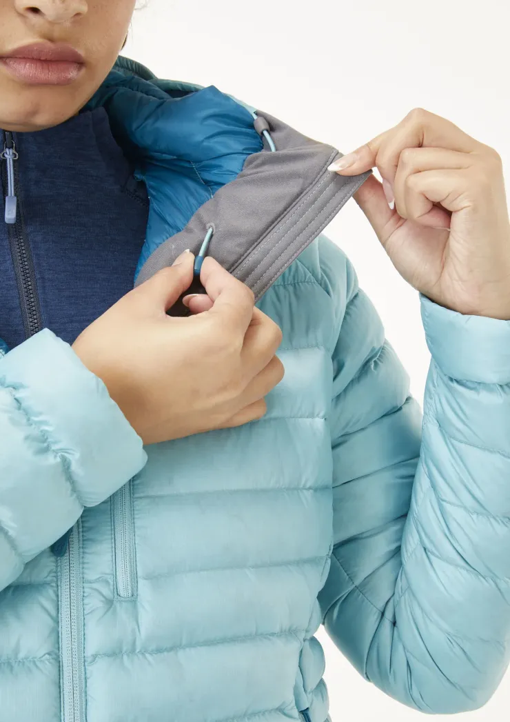 Insulated Jackets-Rab Womens Microlight Alpine Jacket - Meltwater