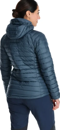 Insulated Jackets-Rab Womens Microlight Alpine Jacket - Orion Blue