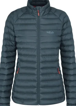 Insulated Jackets-Rab Womens Microlight Jacket - Orion Blue