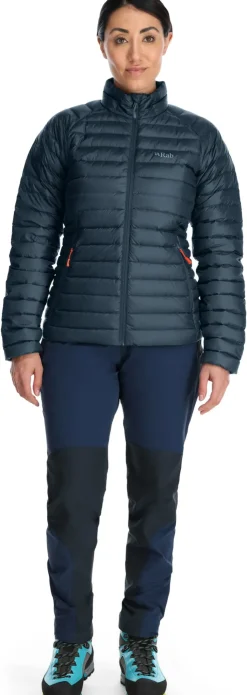 Insulated Jackets-Rab Womens Microlight Jacket - Orion Blue