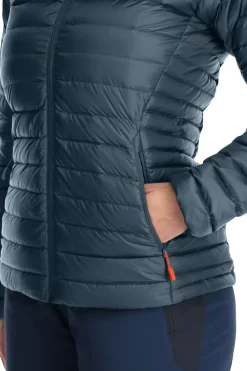 Insulated Jackets-Rab Womens Microlight Jacket - Orion Blue