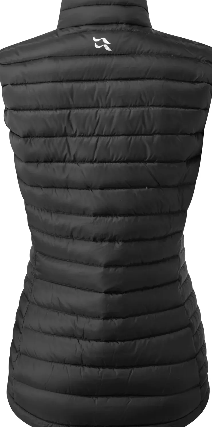 Vests & Gilets-Rab Womens Microlight Vest - Black