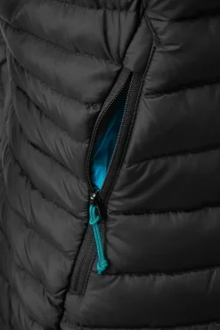 Vests & Gilets-Rab Womens Microlight Vest - Black