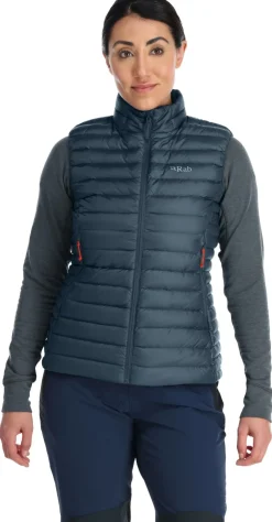 Vests & Gilets-Rab Womens Microlight Vest - Orion Blue