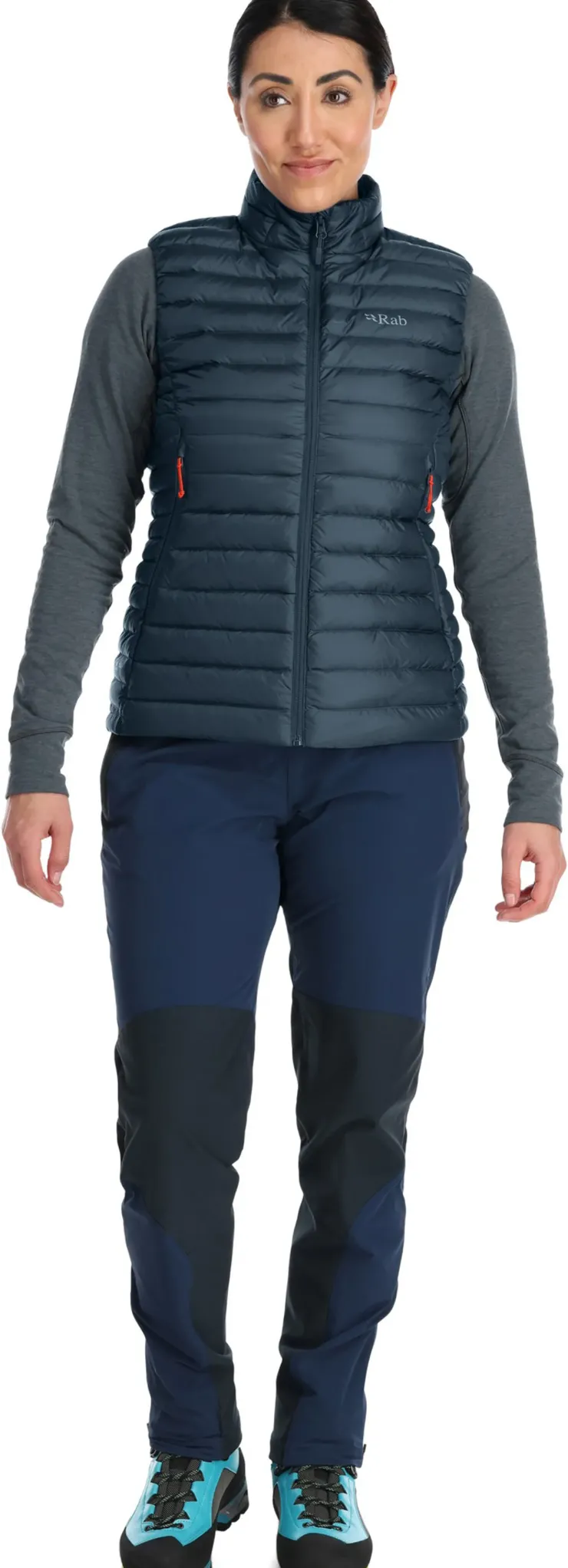 Vests & Gilets-Rab Womens Microlight Vest - Orion Blue