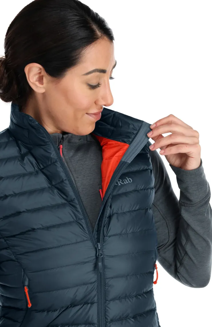 Vests & Gilets-Rab Womens Microlight Vest - Orion Blue