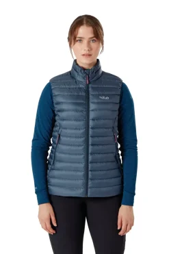 Vests & Gilets-Rab Womens Microlight Vest - Steel