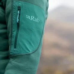 Fleece & Mid Layer-Rab Womens Modulus Hoody - Eucalyptus