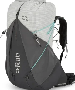 Fast & Light Rucksacks And Vests-Rab Womens Muon ND40 Rucksack - Pewter-Graphene