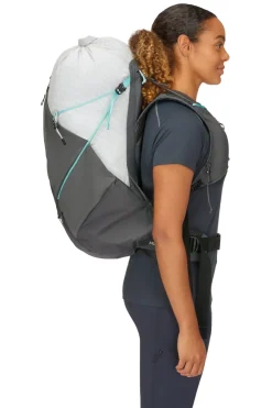 Fast & Light Rucksacks And Vests-Rab Womens Muon ND40 Rucksack - Pewter-Graphene