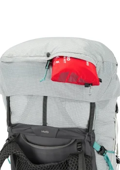 Fast & Light Rucksacks And Vests-Rab Womens Muon ND50 Rucksack - Pewter-Graphene