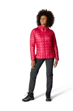 Insulated Jackets-Rab Womens Mythic Alpine Light Jacket - Watermelon