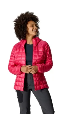 Insulated Jackets-Rab Womens Mythic Alpine Light Jacket - Watermelon