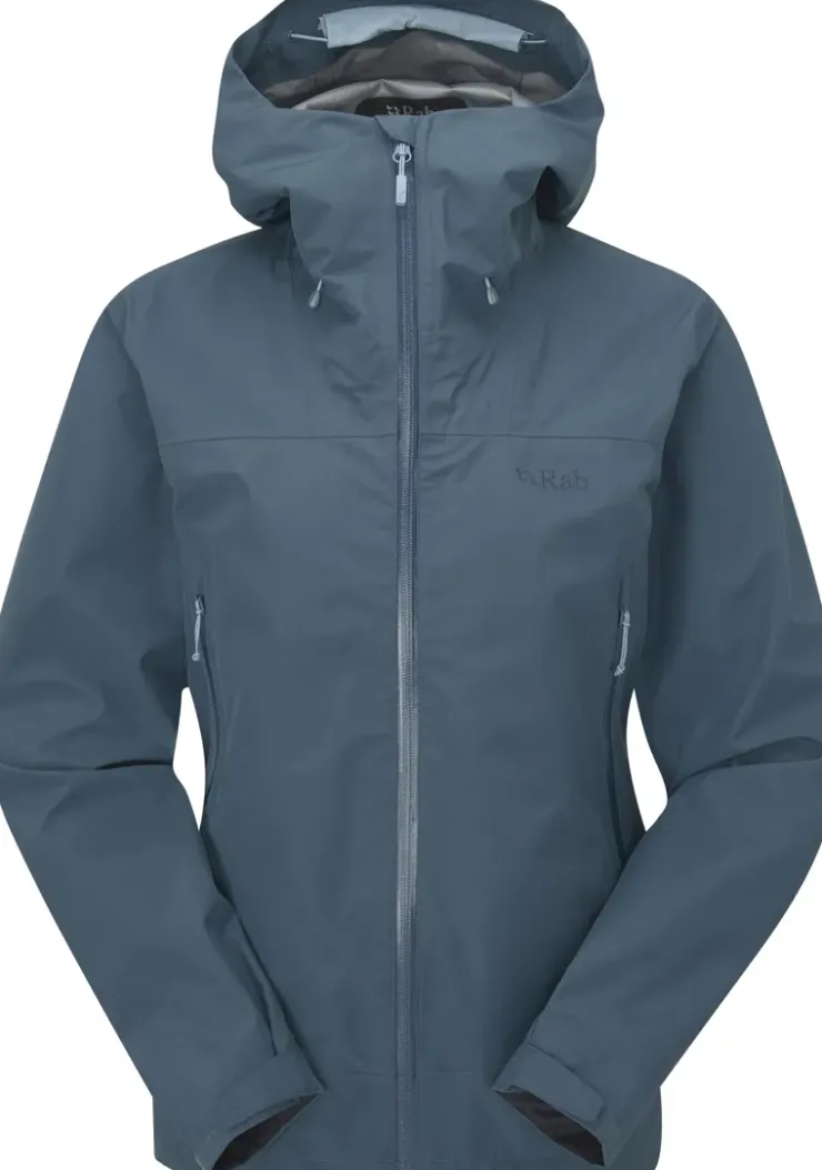 Waterproof Jackets-Rab Womens Namche GTX Jacket - Orion Blue