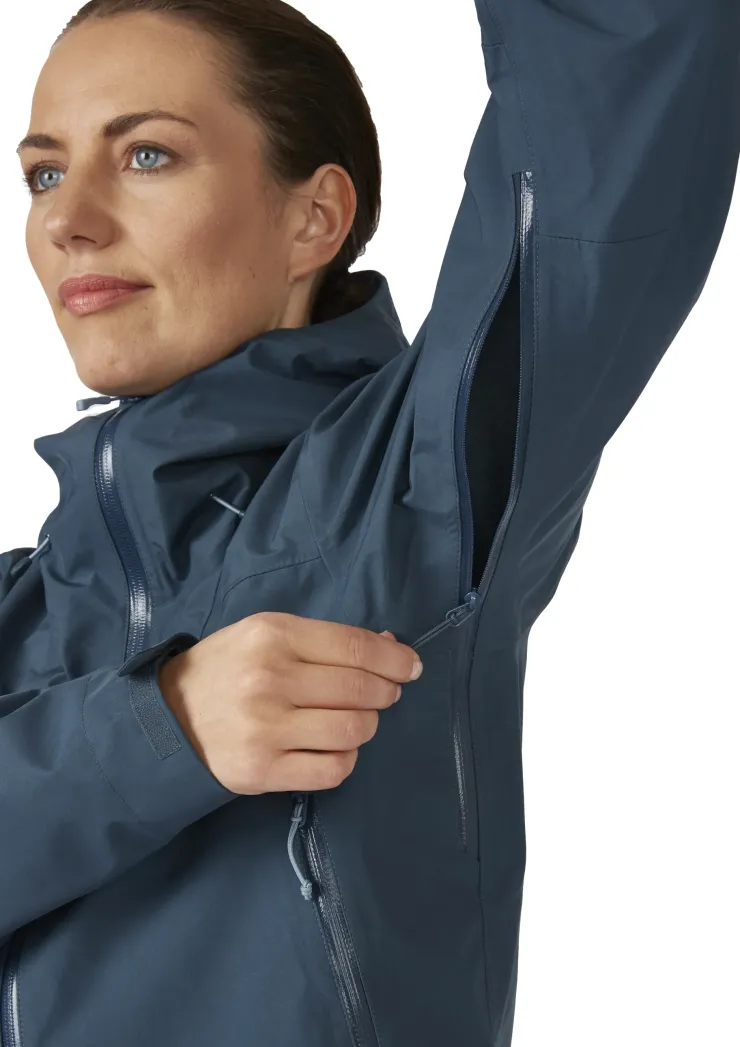 Waterproof Jackets-Rab Womens Namche GTX Jacket - Orion Blue