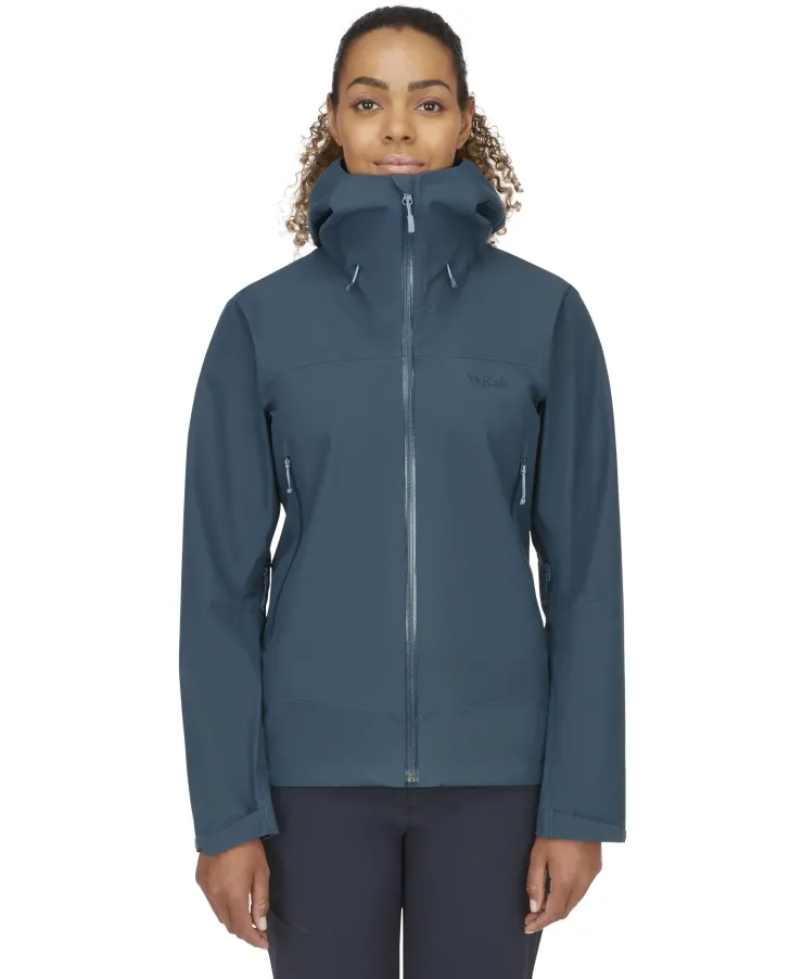 Waterproof Jackets-Rab Womens Namche GTX Jacket - Orion Blue