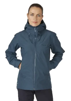 Waterproof Jackets-Rab Womens Namche GTX Jacket - Orion Blue