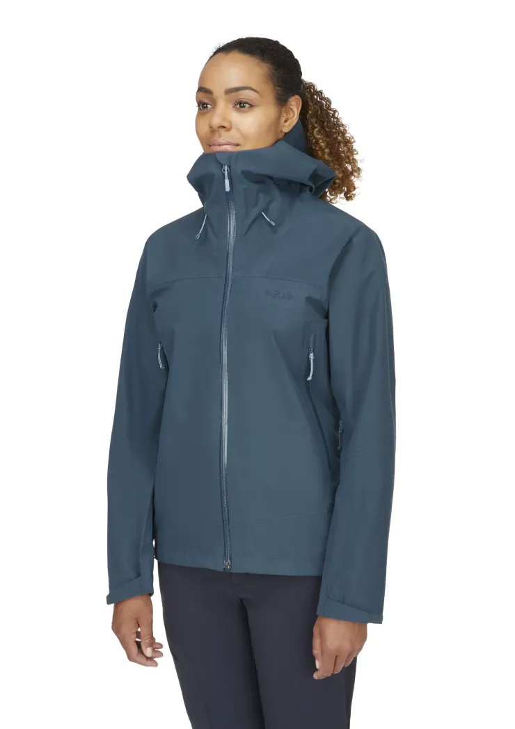 Waterproof Jackets-Rab Womens Namche GTX Jacket - Orion Blue