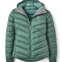 Insulated Jackets-Rab Womens Nebula Pro Jacket - Green Slate