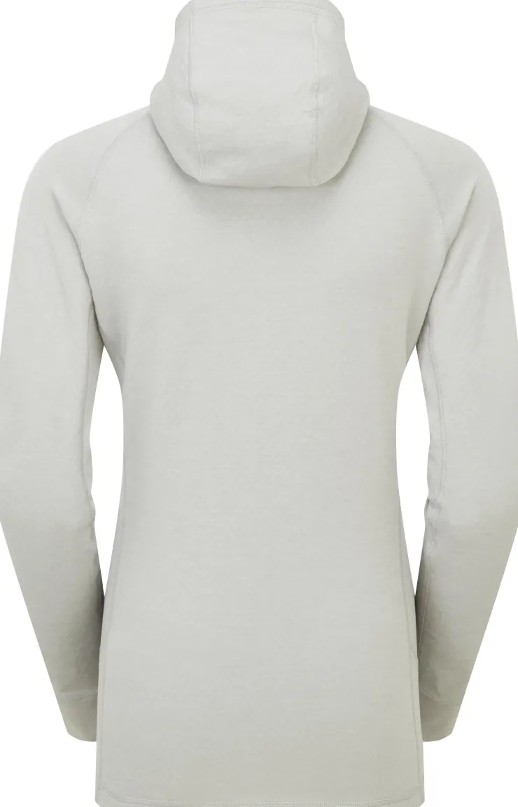 Fleece & Mid Layer-Rab Womens Nexus Hoody - Light Zinc